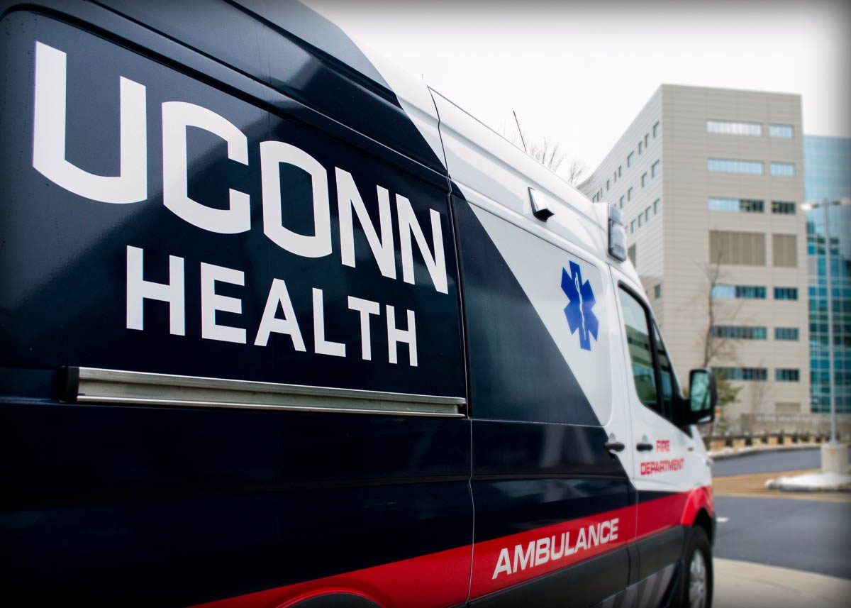 Introducing UConn Health Fire Department's new ambulance.