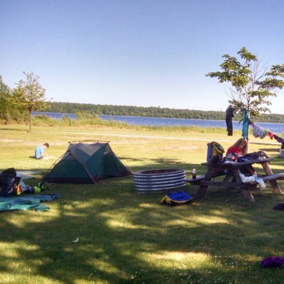 Michigan campsite