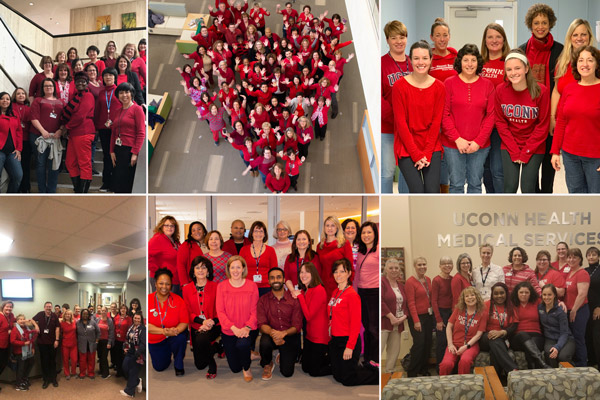 UConn Health Goes Red