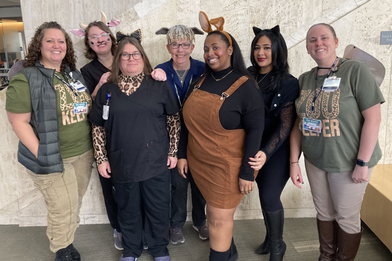 costumed staff portrait